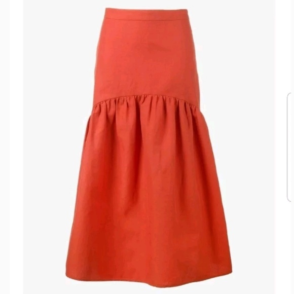 Maryam Nassir Zadeh Red Cala Skirt Sold Out size S - Picture 4 of 4